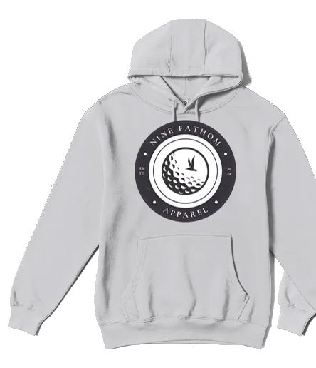 The Crest Hoodie in heather grey