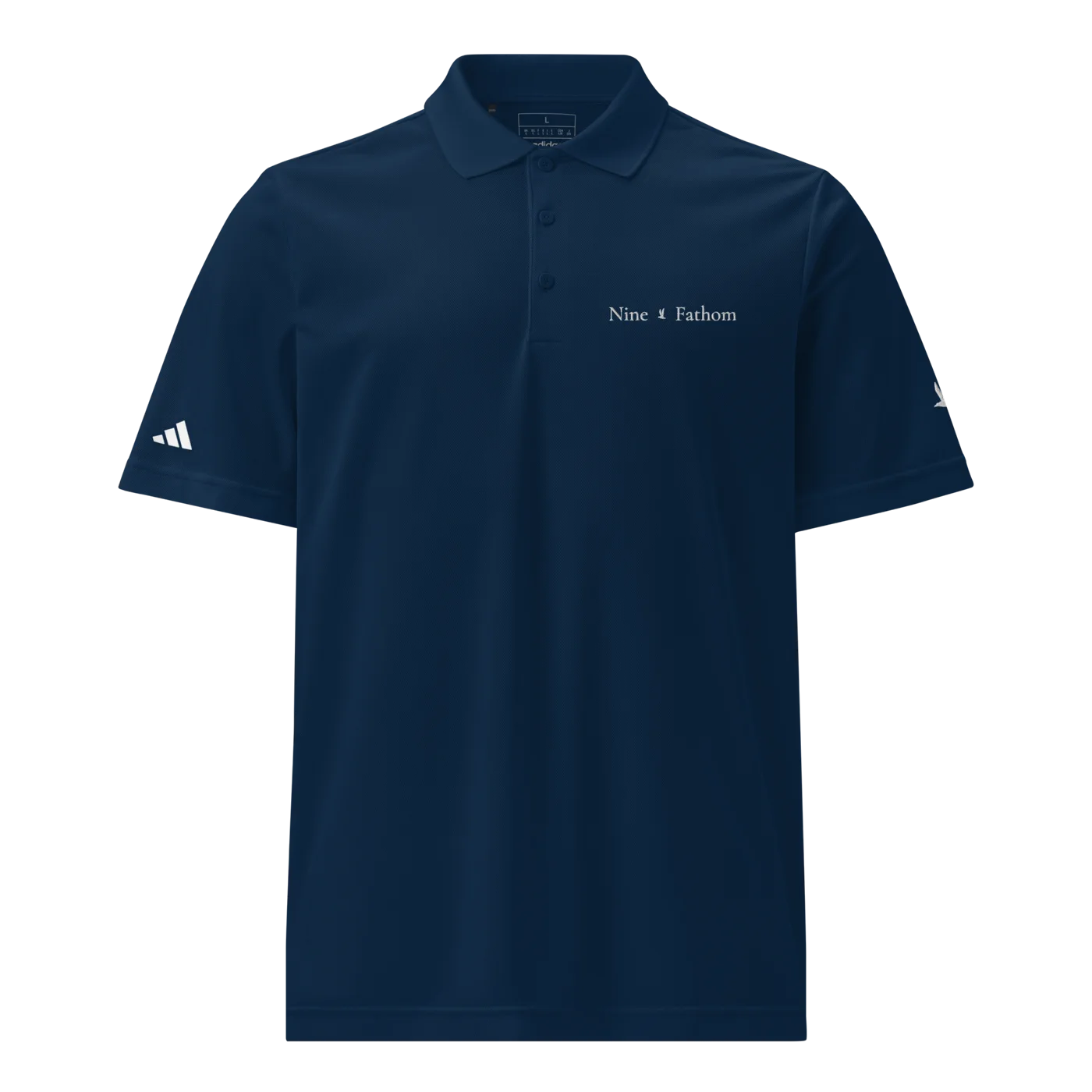 The Wordmark Polo in collegiate navy